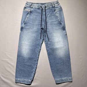 Diesel Jeans Mens 25‎ Light Wash JoggJeans Joggers Drawstring Elastic Waist